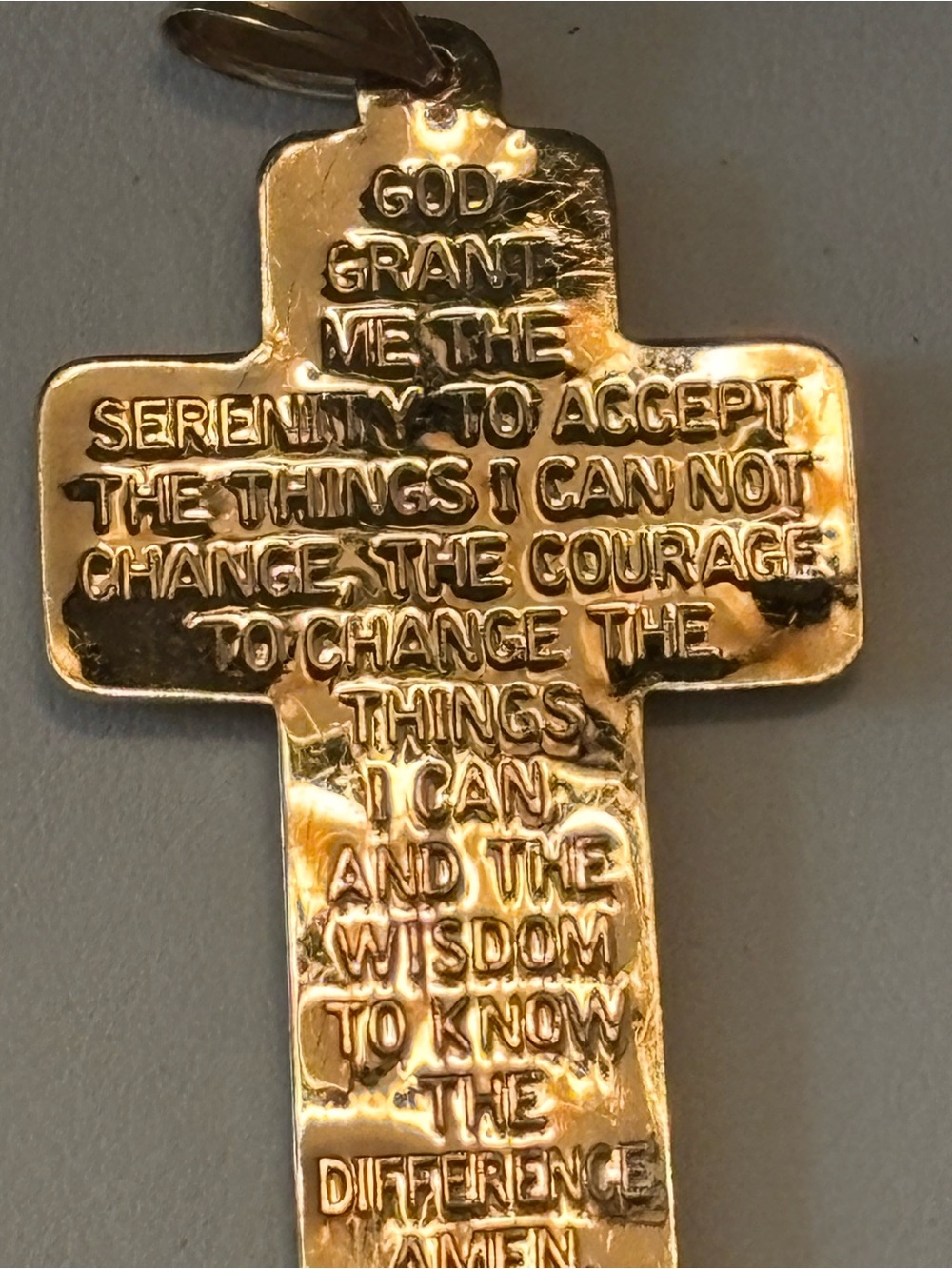 Gold Cross Pendant - Picture 3 of 7